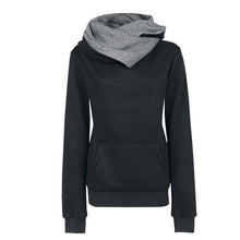 Load image into Gallery viewer, Long-sleeved Winter Women Casual Solid Hoodies Lapel Hooded Sweatshirts Pullovers Turn-down Collar Tops Velvet Thickening Coat