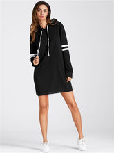Load image into Gallery viewer, 2019 Women Hoodie Dresses Sportswear Long Sweatshirt Pullover Sexy Dress Girl Autumn casual Fashion New Long Sleeve Clothes