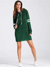 Load image into Gallery viewer, 2019 Women Hoodie Dresses Sportswear Long Sweatshirt Pullover Sexy Dress Girl Autumn casual Fashion New Long Sleeve Clothes