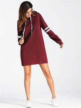 Load image into Gallery viewer, 2019 Women Hoodie Dresses Sportswear Long Sweatshirt Pullover Sexy Dress Girl Autumn casual Fashion New Long Sleeve Clothes